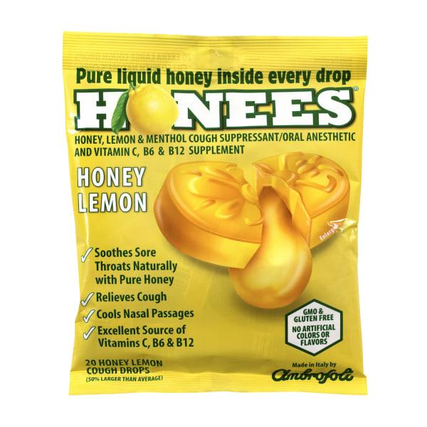 Honees Honey Lemon Cough Drops Forester Farms and Apiary